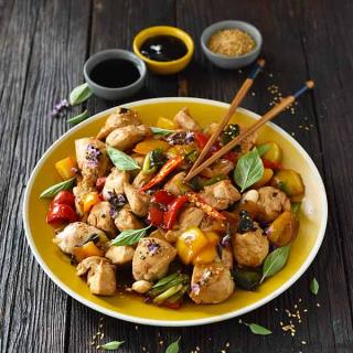 Thai stir-fried chicken Thai stir-fried chicken