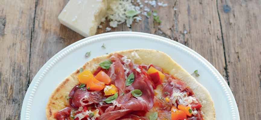 Pizza italiana a la Plancha Pizza italiana a la Plancha